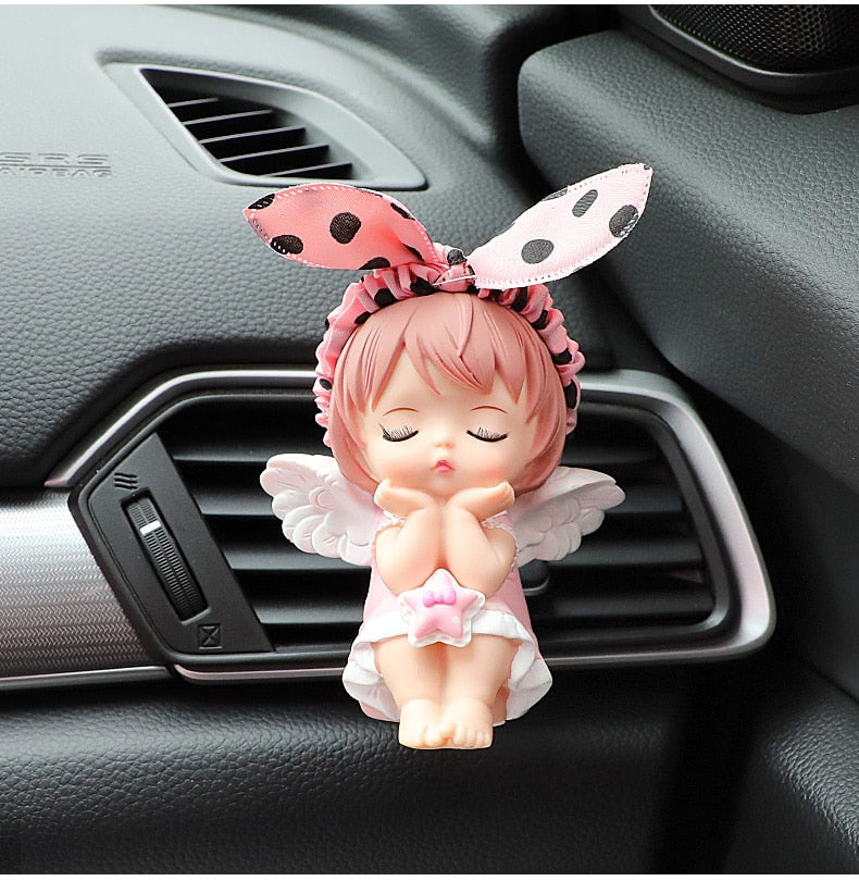 Cute Angel Doll Car Perfume Clip Air Outlet Decoration