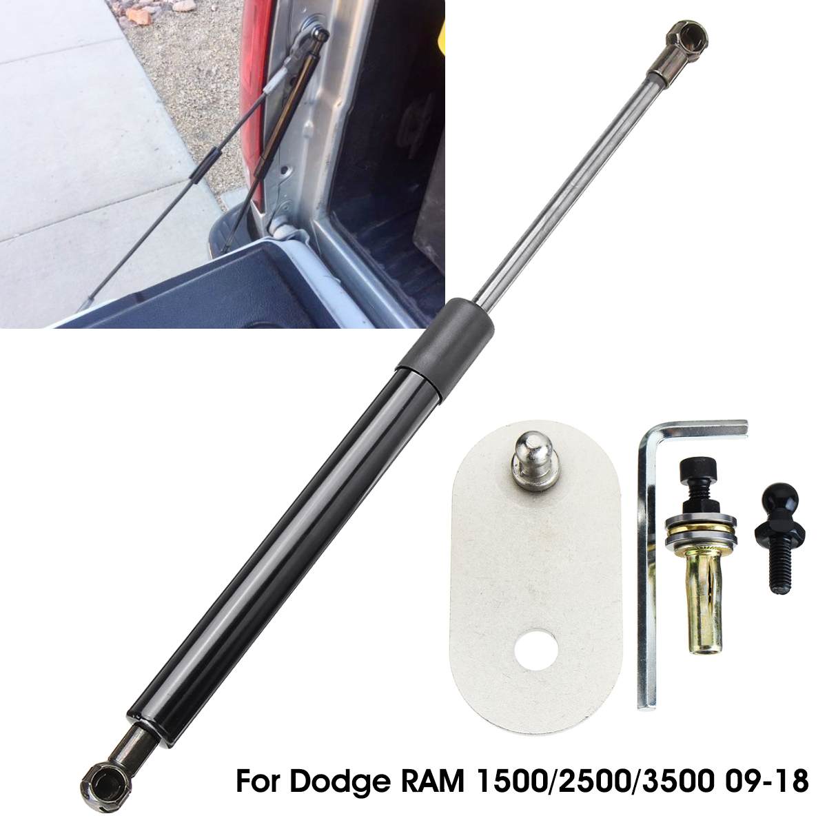 Rear Tailgate Assist Shock Struts Tools For Dodge RAM Pickup 2009-2018