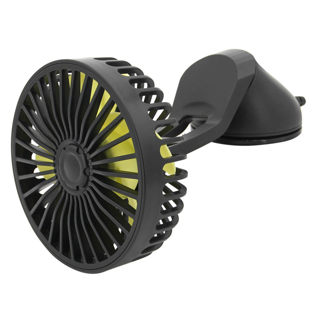 USB Car Fan Windshield Desk 360 All-Round Adjustable Cooler
