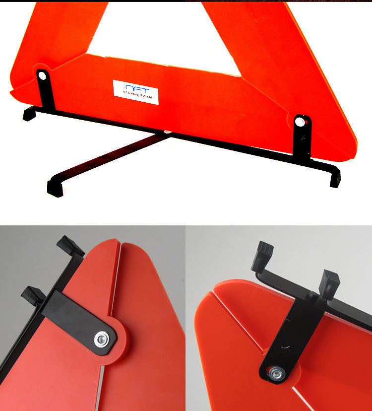 Car Triangle Warning Parking Sign Folding Triangle Sign