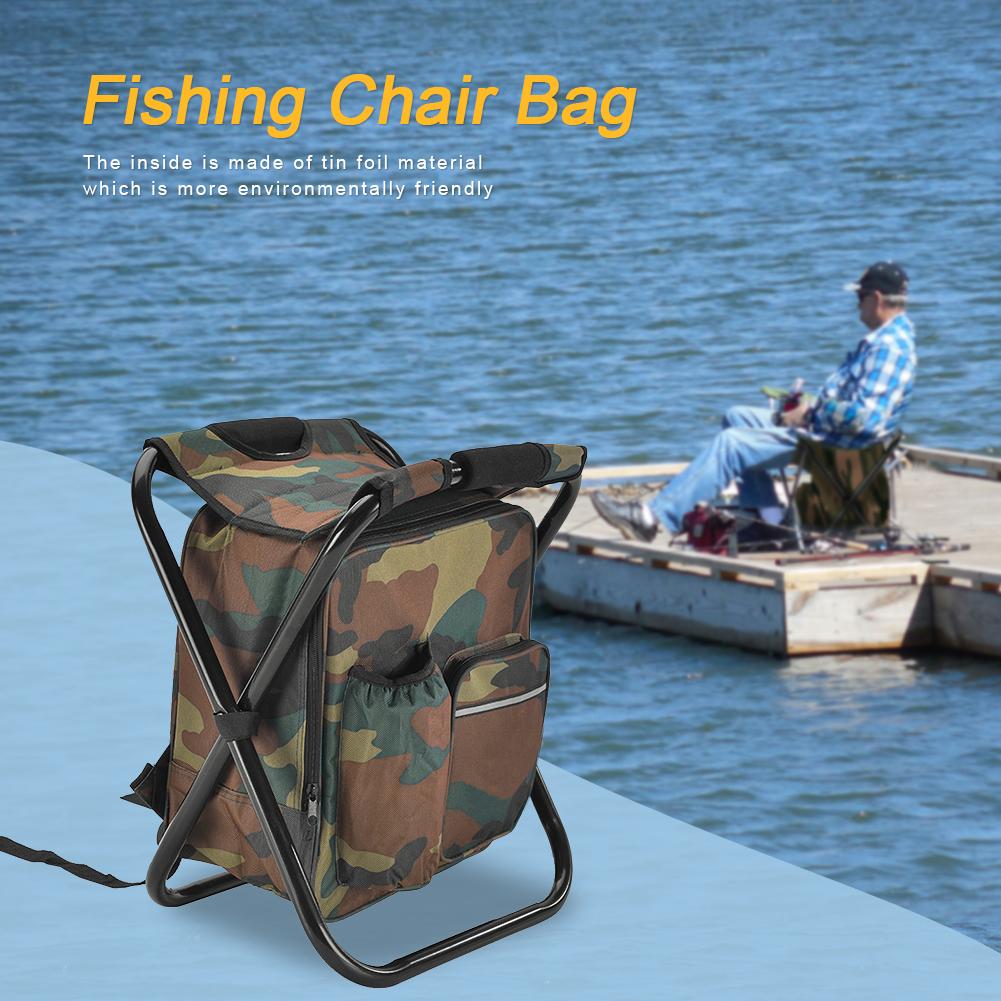 Outdoor Folding Camping Fishing Chair Portable Bag