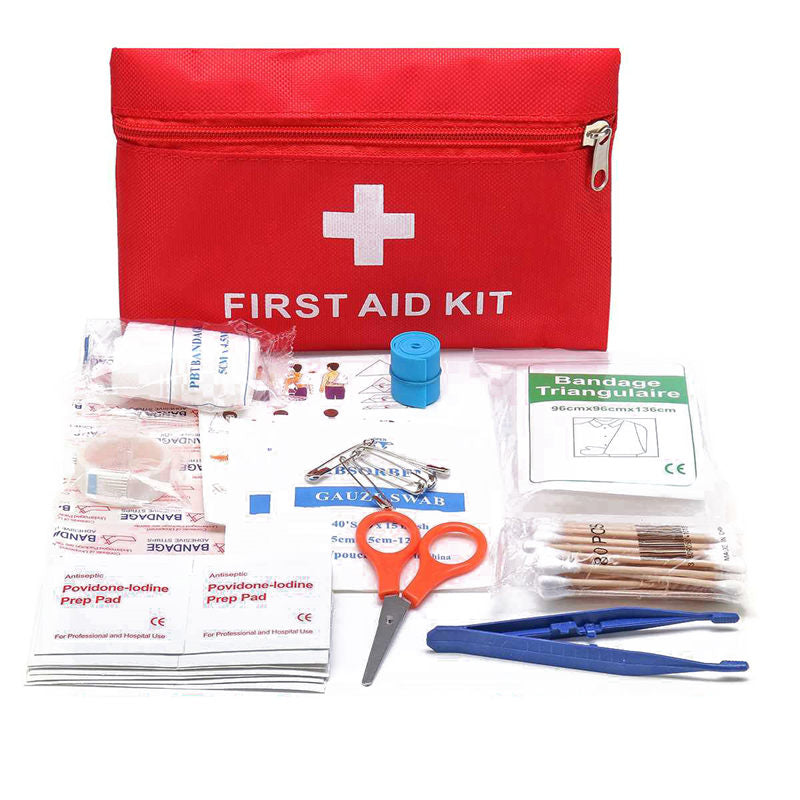 Car First Aid Bag Kit Medical Emergency Wilderness Survival 79pcs