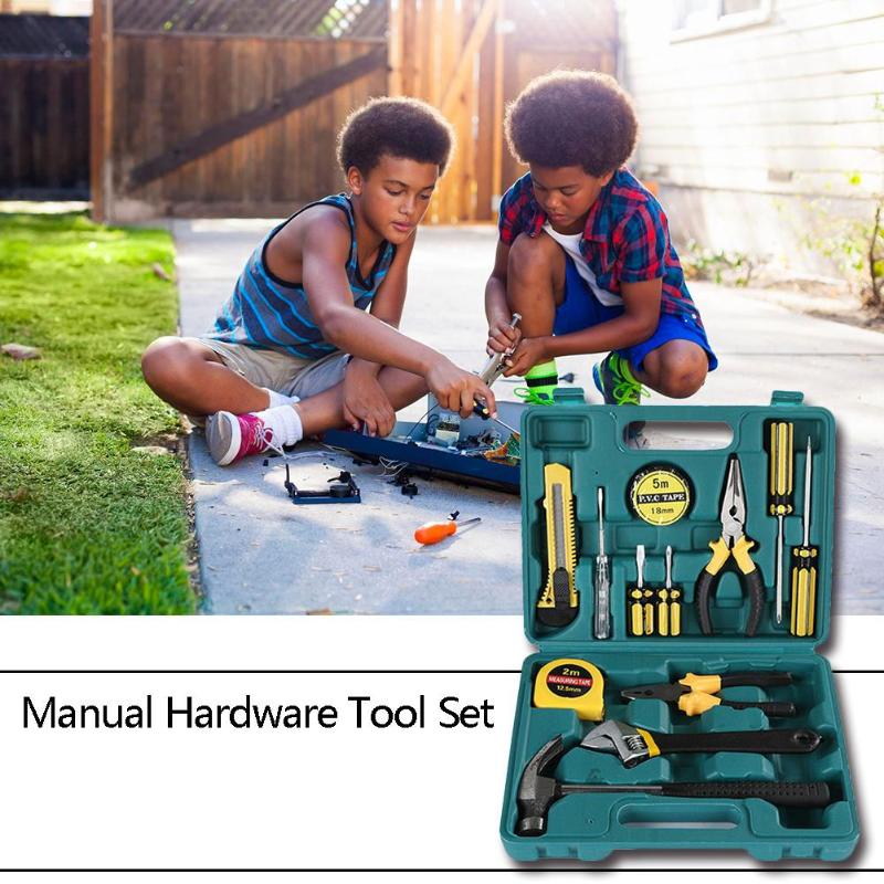 Repair Hand Tool Kit Plastic Screwdriver+Knife+Wire Pliers+Toolbox+Digital Pen Set
