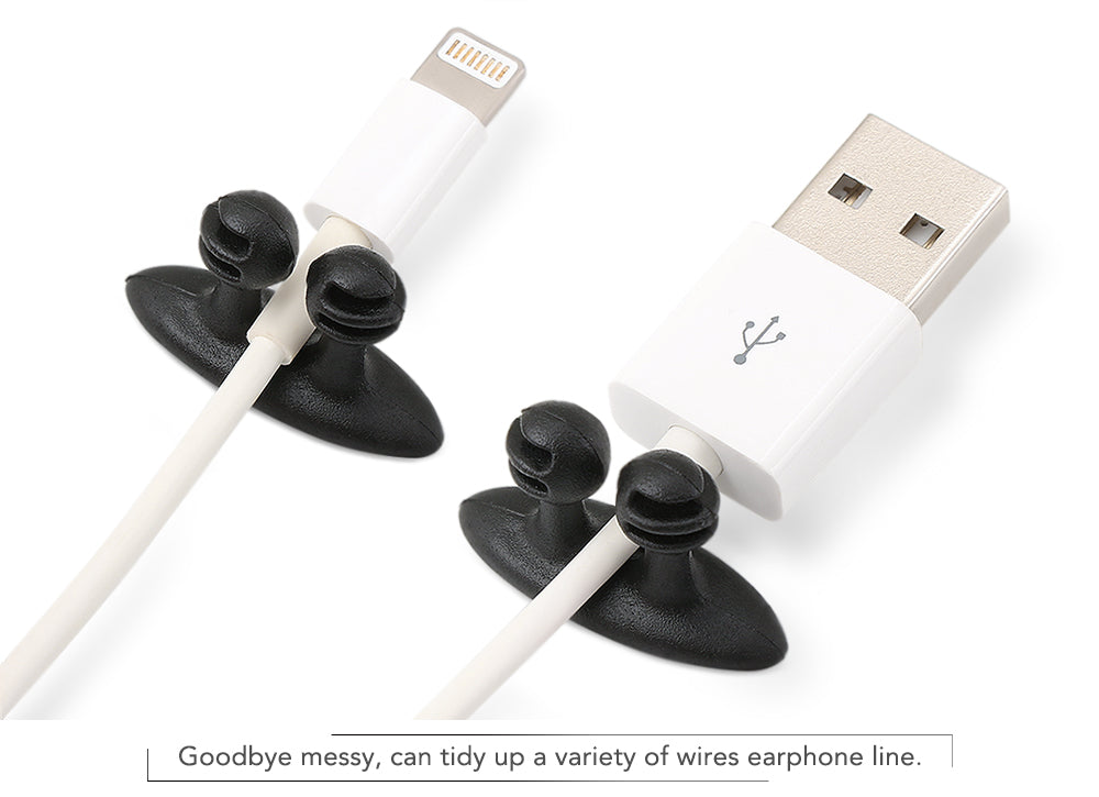 Car Charger Line USB Cable Clip Sticker For Toyota Corolla Avensis Yaris Rav4 8 Pcs