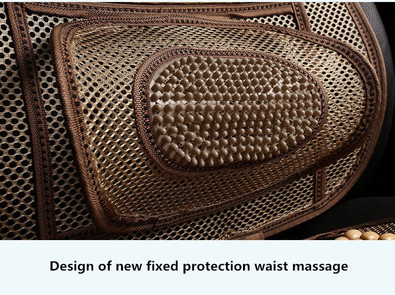 Car Universal Wooden Bead Bamboo Summer Breathable Cool Seat Cushion