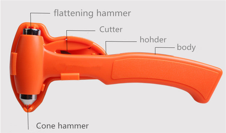 Automotive Safety Hammer Escape Mini Life Hammer Broken Windows Machine
