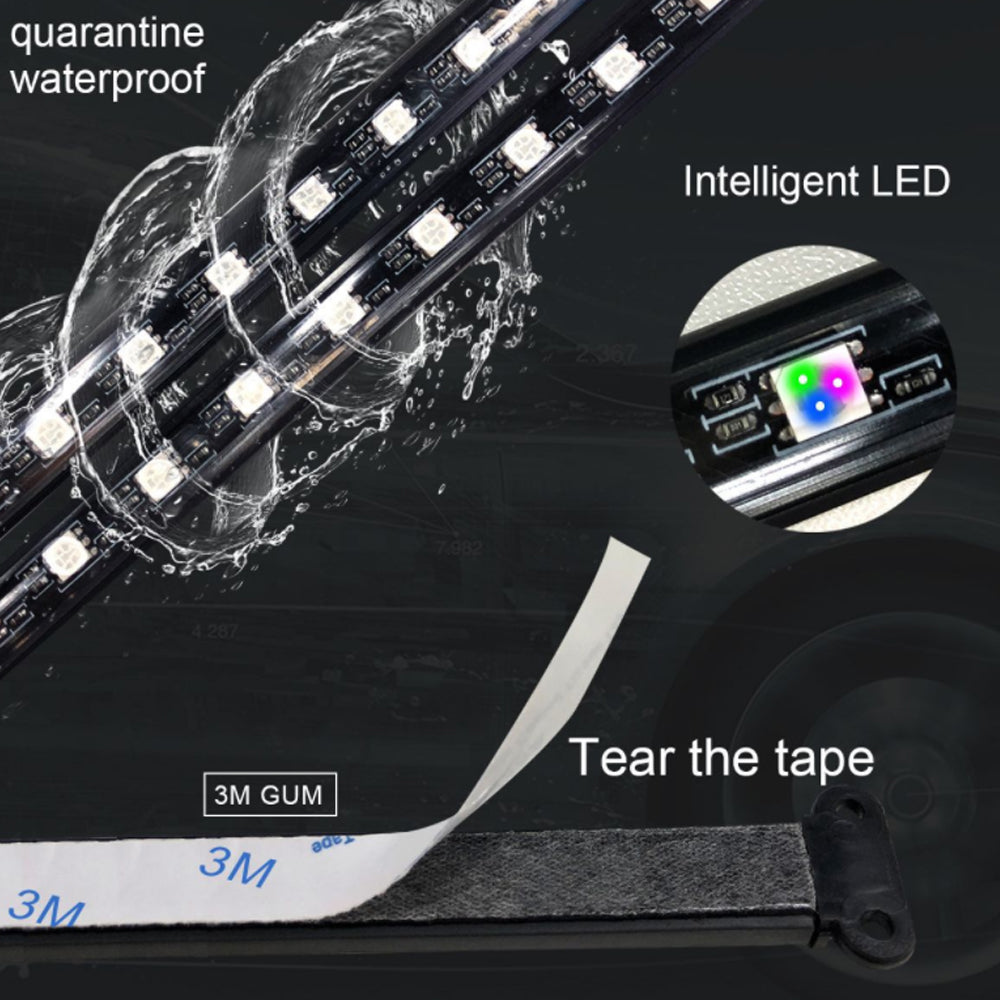 Car Foot Ambient Light with USB Control App