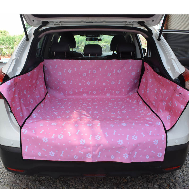 Trunk Car Pet Mat Trunk Waterproof Seafty Cushion Pet Carriers Belt Protector