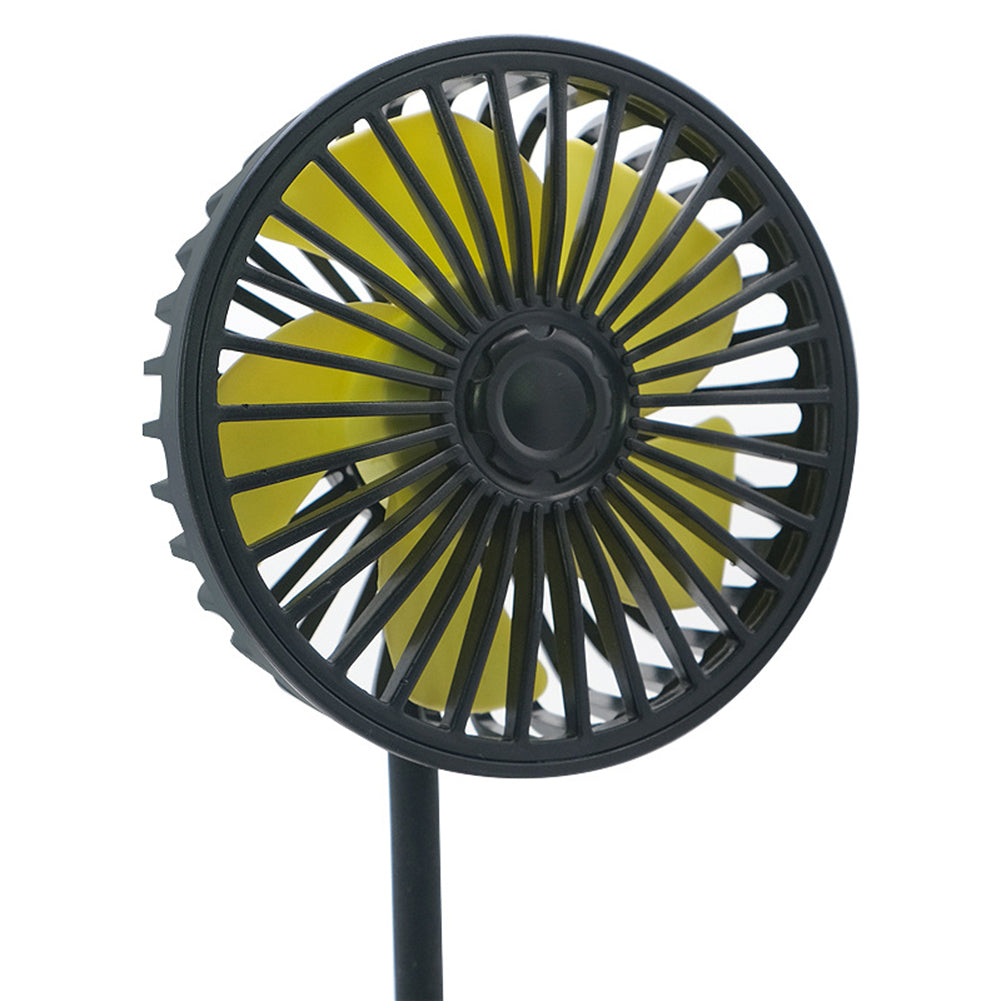 Car Fan Universal USB Cooling Fan 3-Speed 360-Degree Free Adjustable