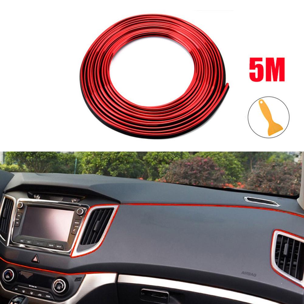Car Interior Moulding Trim Door Super Flexible 5M Gap Edge Moulding