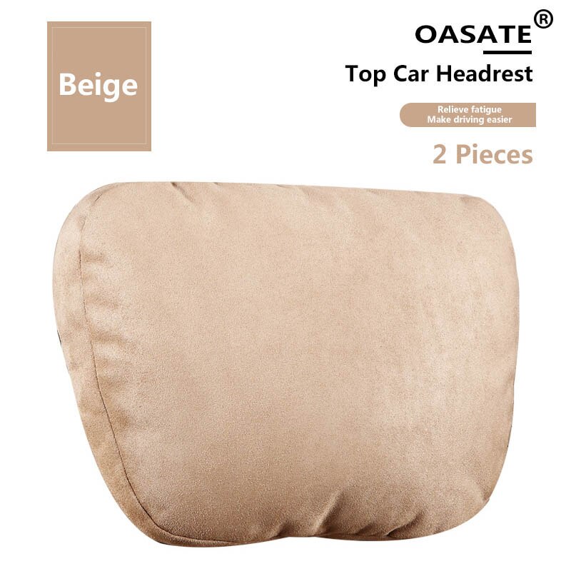 Car Pillow Neck Rest Cushion Headrest Neck Soft Universal Adjustable