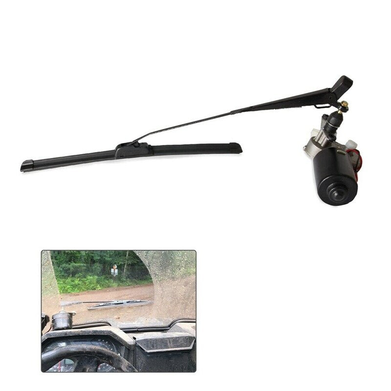 Car Electric Windshield Wiper Kit For Polaris Switch Universal UTV 12V