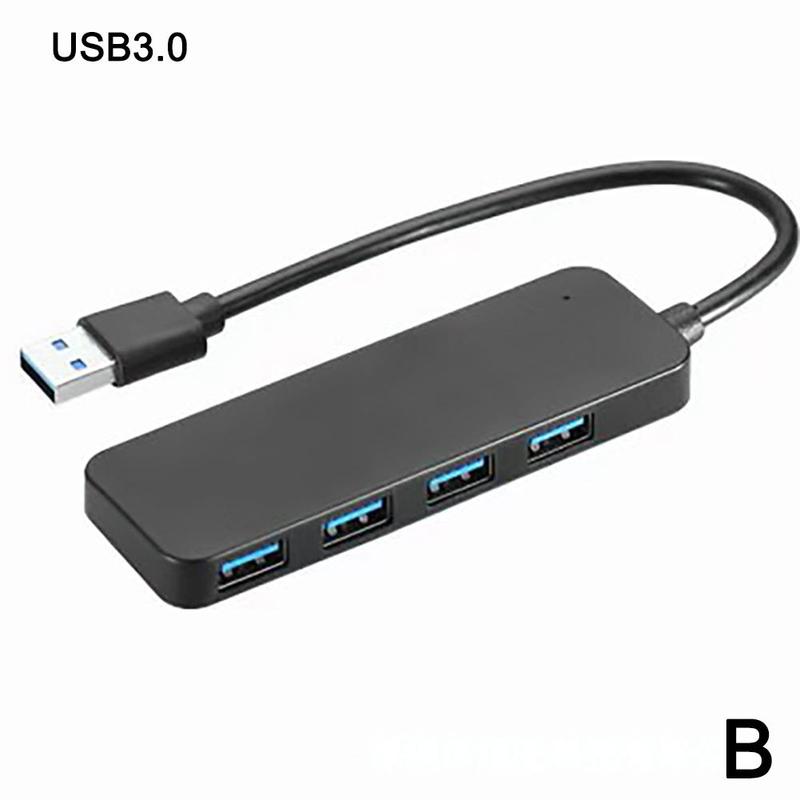 Usb 2.0/3.0 4 Ports Hub Ultra Slim Portable Usb Splitter Charger