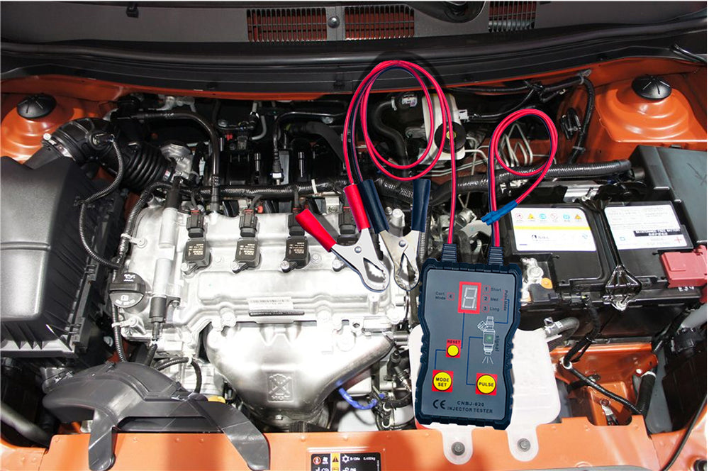 Car Fuel Injector Tester 4 Pulse Modes Handheld Vehicle Tools