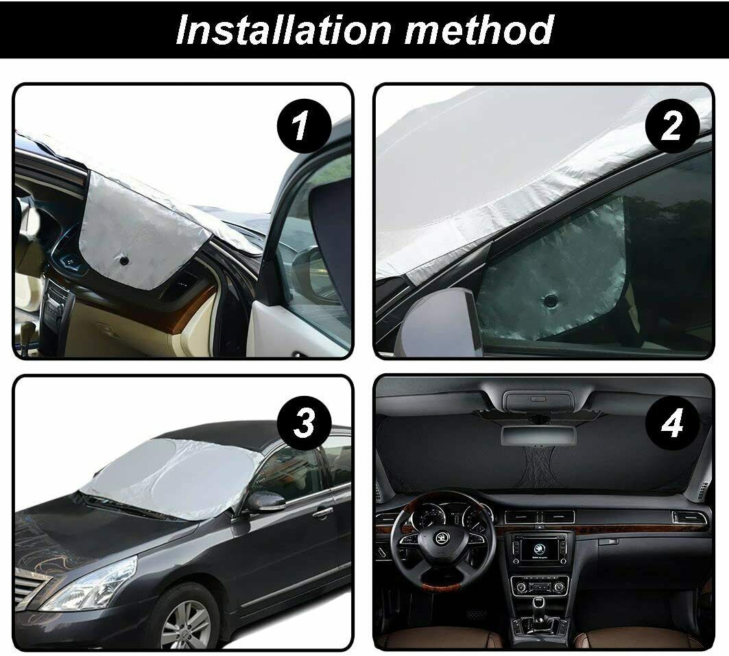 Car Windshield Sun Shades Window Foldable Shades Cover UV Rays