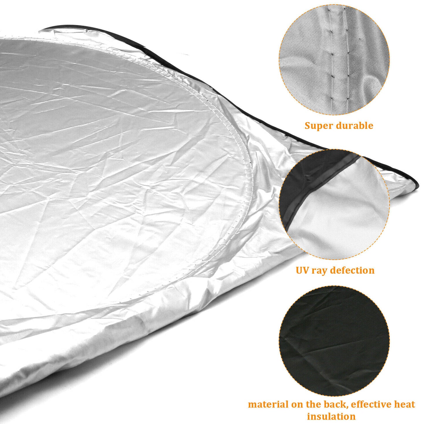 Car Foldable Cover Visor UV Rear Front Windshield Window Sun Shade