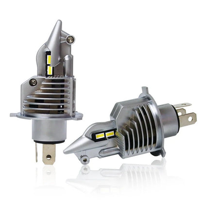 H4 80W Car Front LED Headlight Bulbs Hi-Low Beam for Lighting Modification