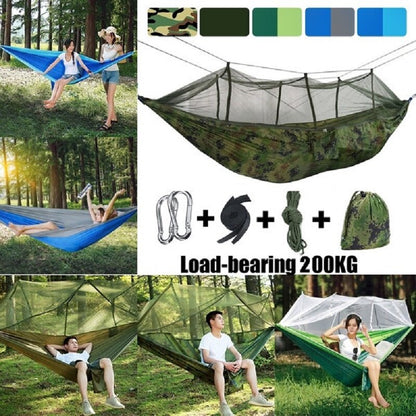 Camping Hammock Mosquito Net Double Person Tent Hanging Sleeping Bags