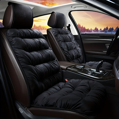 Car Seat Cushion Luxury Winter Ultra-Soft Plush Extra Thick Seat Cover