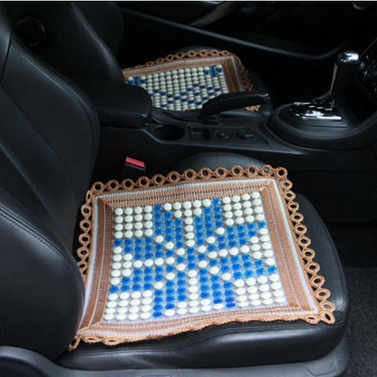 Car Summer Heart Snow Made Cold Squre Seat Cushion