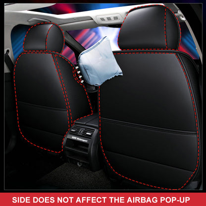 Car Universal Full Seat Mat Cover PU Leather Breathable Cushion Pad