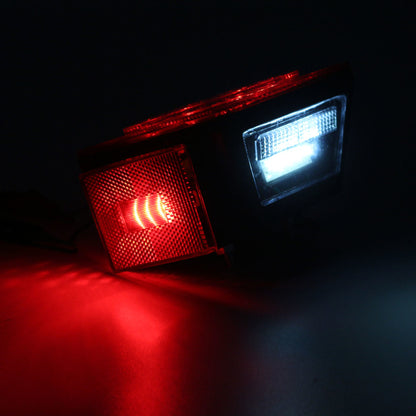 Car Truck Trailer LED Square Rear Brake Lamp Tail Plate Lights Stud Mount 12V