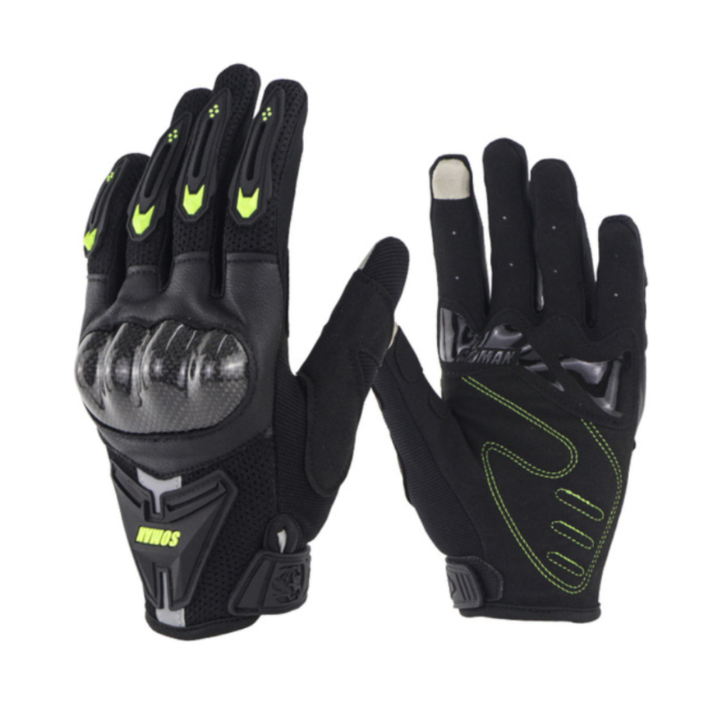 SOMAN MG19 Motorcycle Gloves Carbon Fiber Moto Riding Gloves Men Women