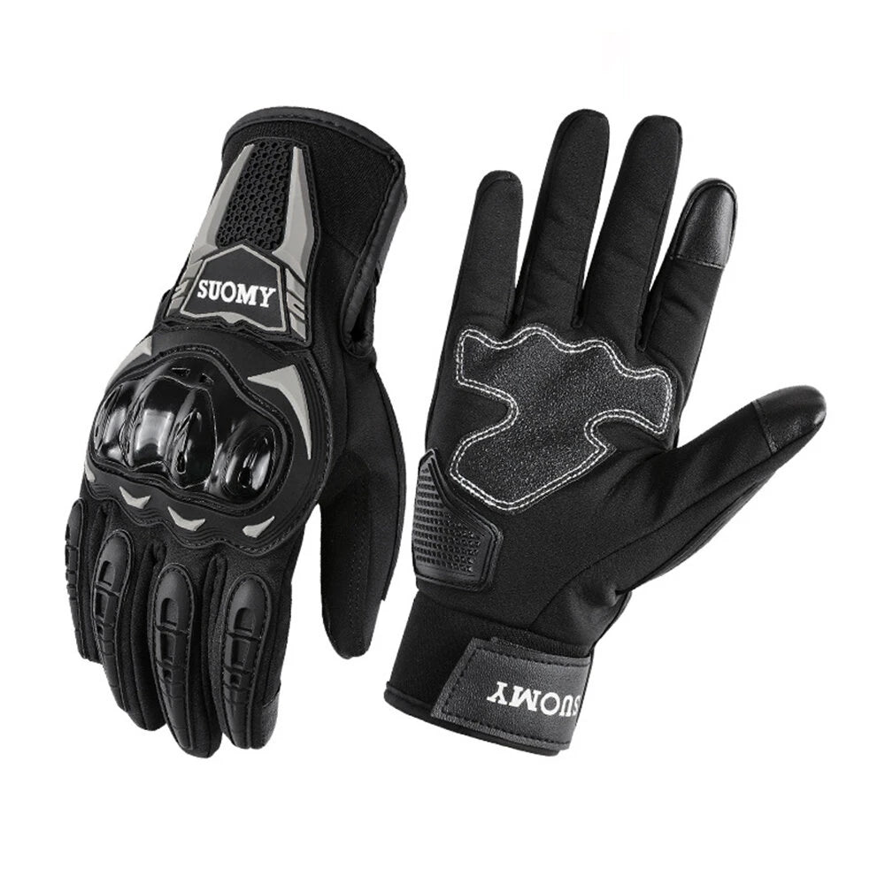 Motorcycle Skiing Winter Riding Warm Shockproof Slip-Resistant Gloves