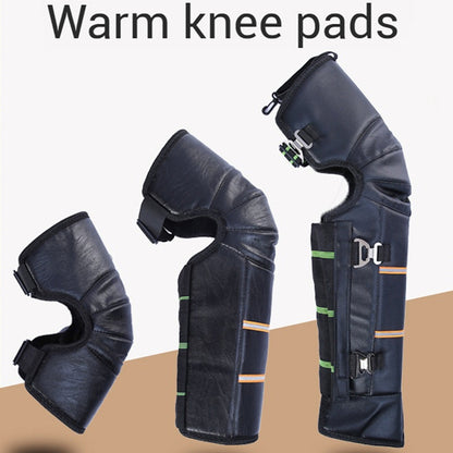 Motorcycle Riding Winter Leggings Guard Warm Windproof Thickened Knee Pads