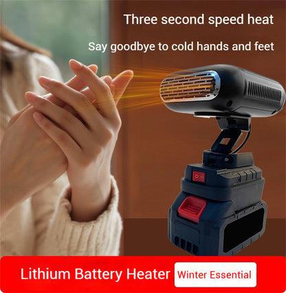 Car Rechargeable Portable  Adjustable Efficient Heat Fan Winter Essential