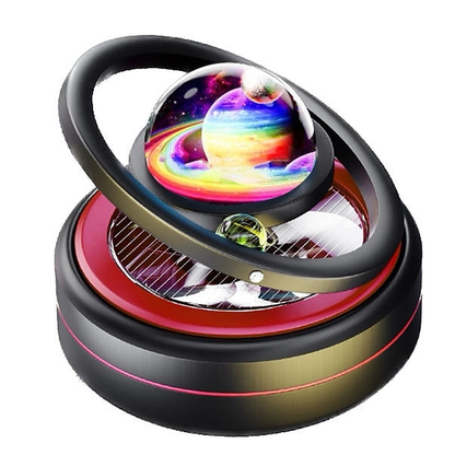 Car Solar Air Freshener Rotable Aromatherapy Diffuser Car Decoration