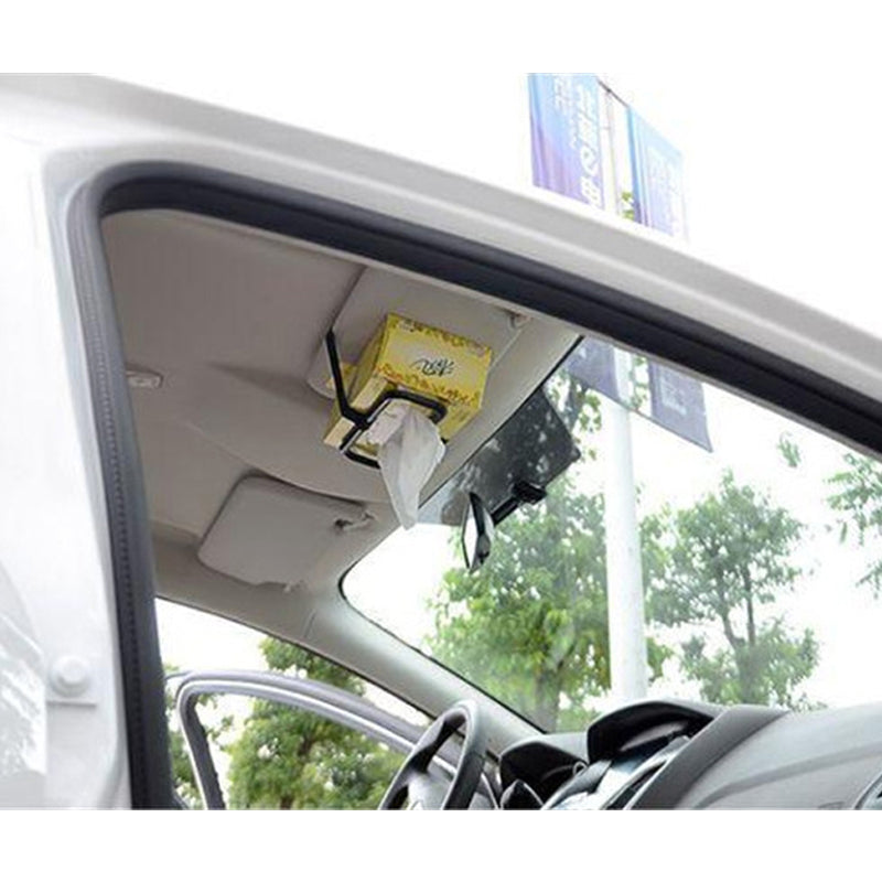 Car Holder Paper Napkin Box Portable Mount Organizer Hanging Tissue Box