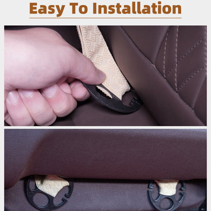 Car Faux Sleek Seat Pad Soft Wool Warm Seat Cushions