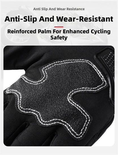 Motorcycle Skiing Winter Riding Warm Shockproof Slip-Resistant Gloves