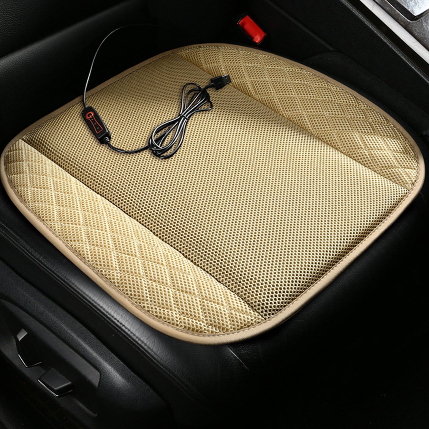 12V Cooling Car Seat Cushion Cover With Air Ventilated Fan Conditioned Cooler