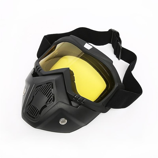 Motorcycle Camping CS Stay Protected Goggle Mask Tactical Full Face Shield