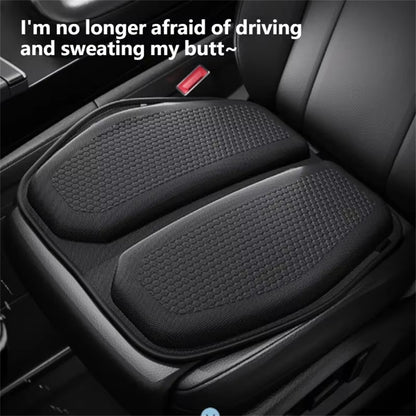 Car 3D Cooling Gel Seat Cushion Honeycomb Design Anti-Slip Breathable Cushion
