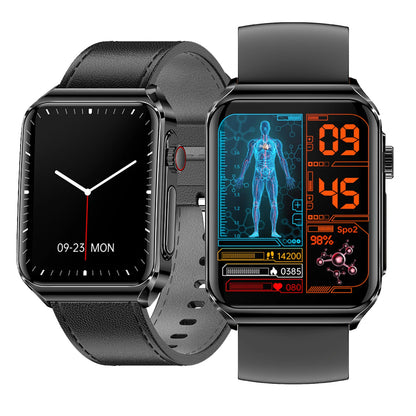 ECG HRV 1.85 Inch AMOLED 3D Curved Screen Heart Rate Blood Blueteeth Watch