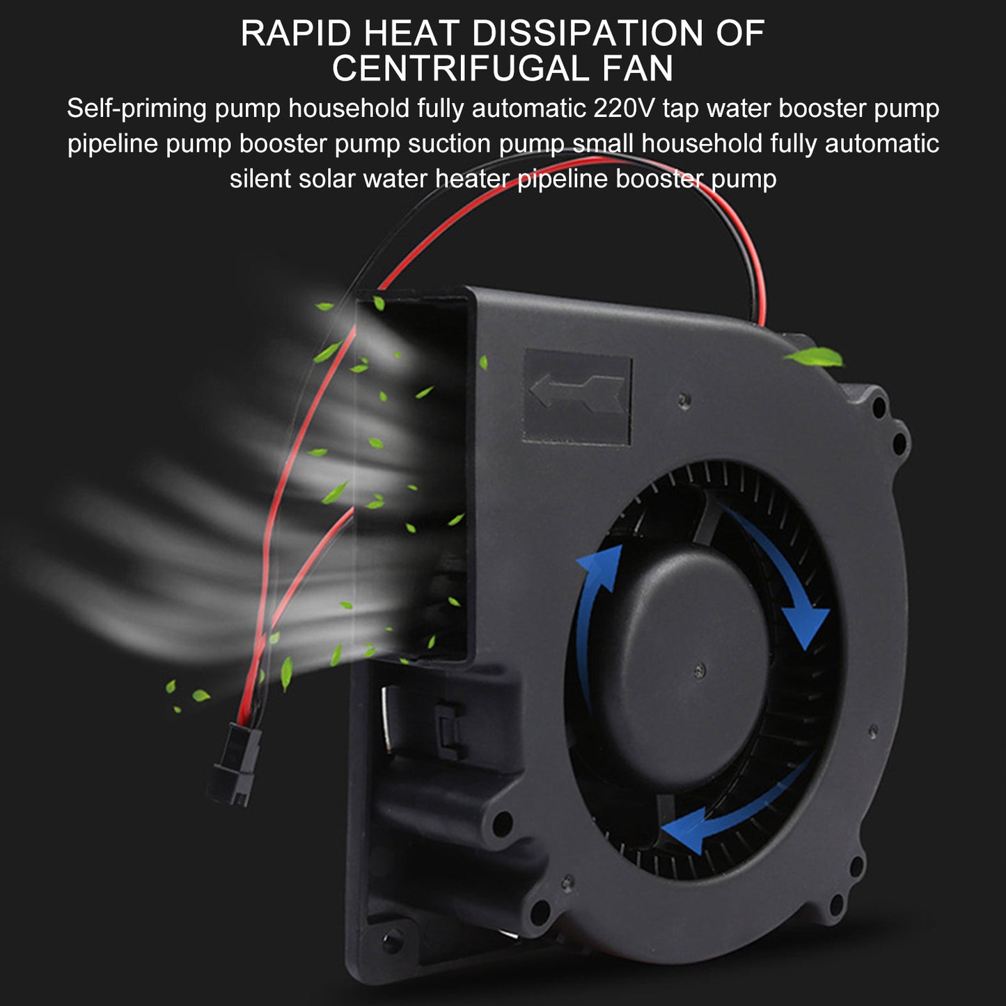 12V Cooling Car Seat Cushion Cover With Air Ventilated Fan Conditioned Cooler