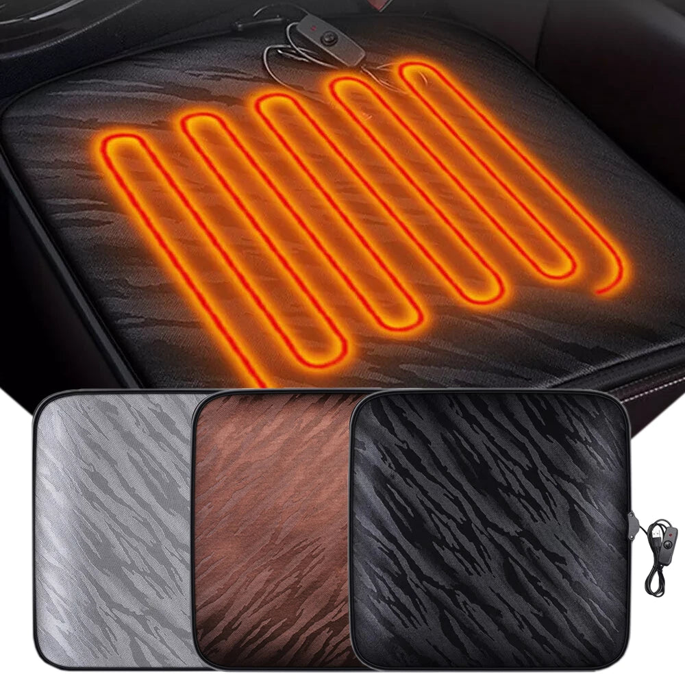Car USB Heating Universal Home Office Heated  Seat Cushion