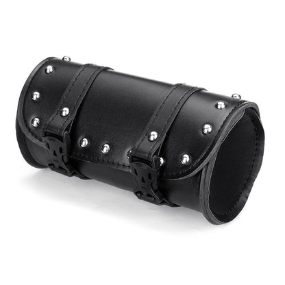 Motorcycle Harley Leather Front Fork Tool Saddlebags Pouch Luggage Organizer