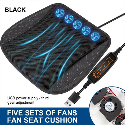 Car Ice Silk Summer Ventilation Cooling Pad Seat Cushion