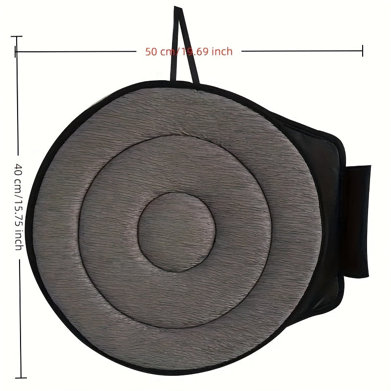 Car Seat Cushion Protector Non-Slip Round Design Comfort 360° Rotating Cushion