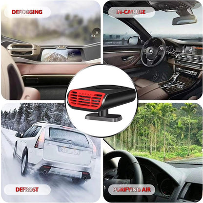 Car Cooling Heating Defrost Aromatherapy 180 Degree Rotation Fan for Sedan SUV Truck