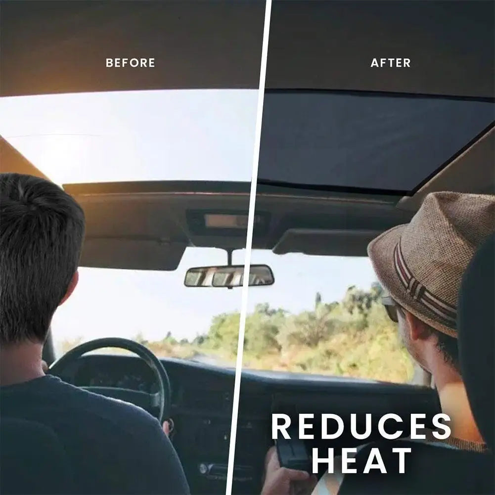 Magnetic Black Car Sun Shade SUV Net Mosquito-proof Awnings Camping 100*65cm Protector