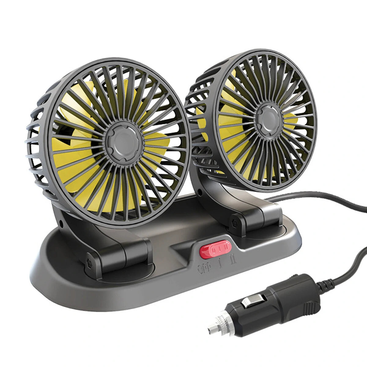 Car Cooling Fans 360° 2 Speed Adjustable Mini Size Strong Wind Cooler