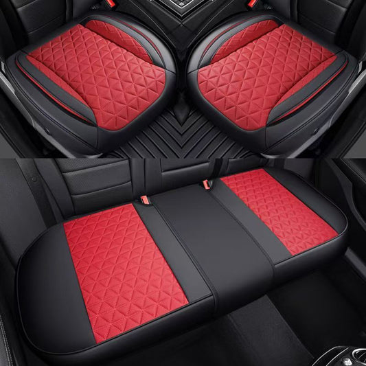 Car Leather Universal Seat Four Seasons Protector Cushion