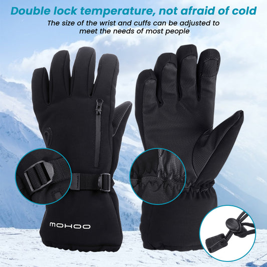 Motorcycle Bicycle Running Skiing Winter Touch Screen Gloves