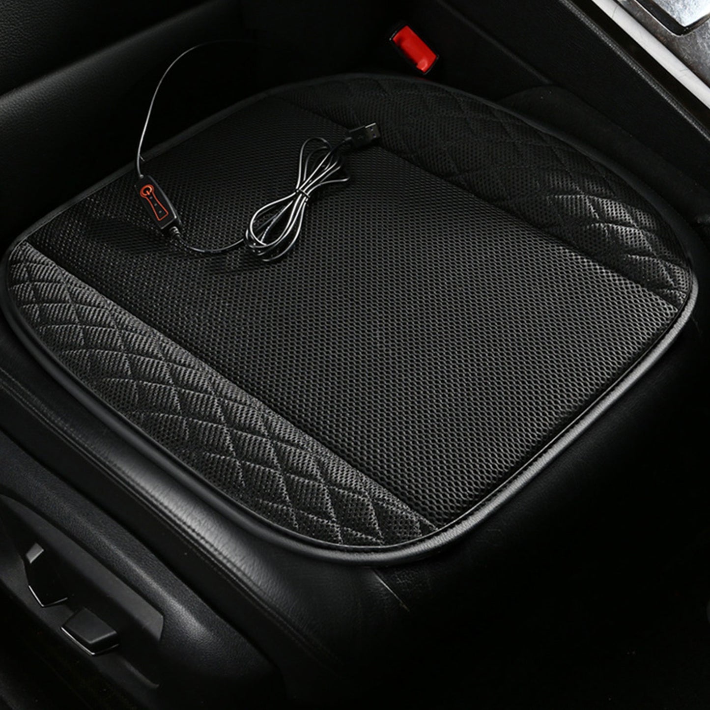 12V Cooling Car Seat Cushion Cover With Air Ventilated Fan Conditioned Cooler