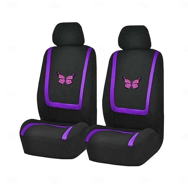 2 Pcs/Set Universal Car Seat Front Set Breathable Seat Protectors